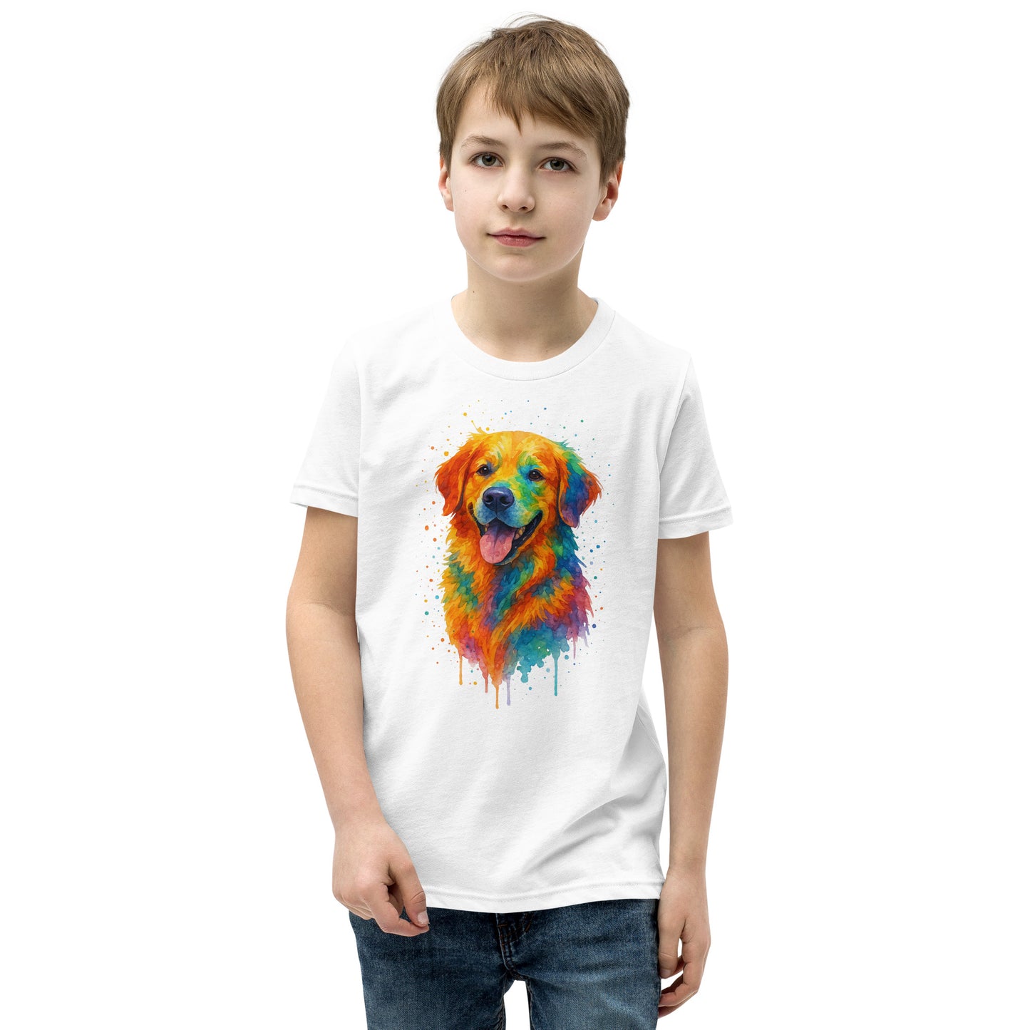 Dog - Youth Short Sleeve T-Shirt - RKM Inspiration  - 38487995