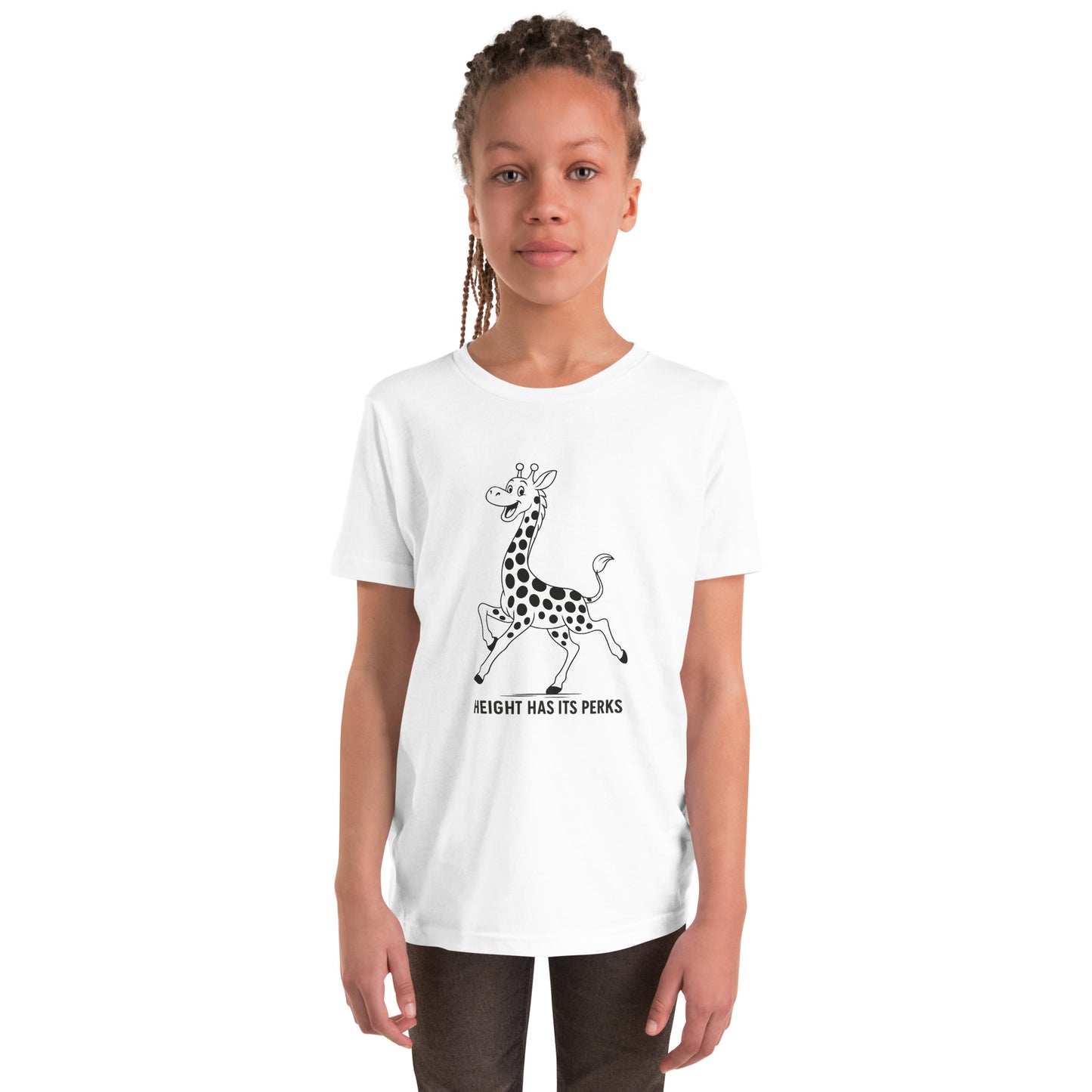 Giraffe - Youth Short Sleeve T-Shirt - RKM Inspiration  - 21584432