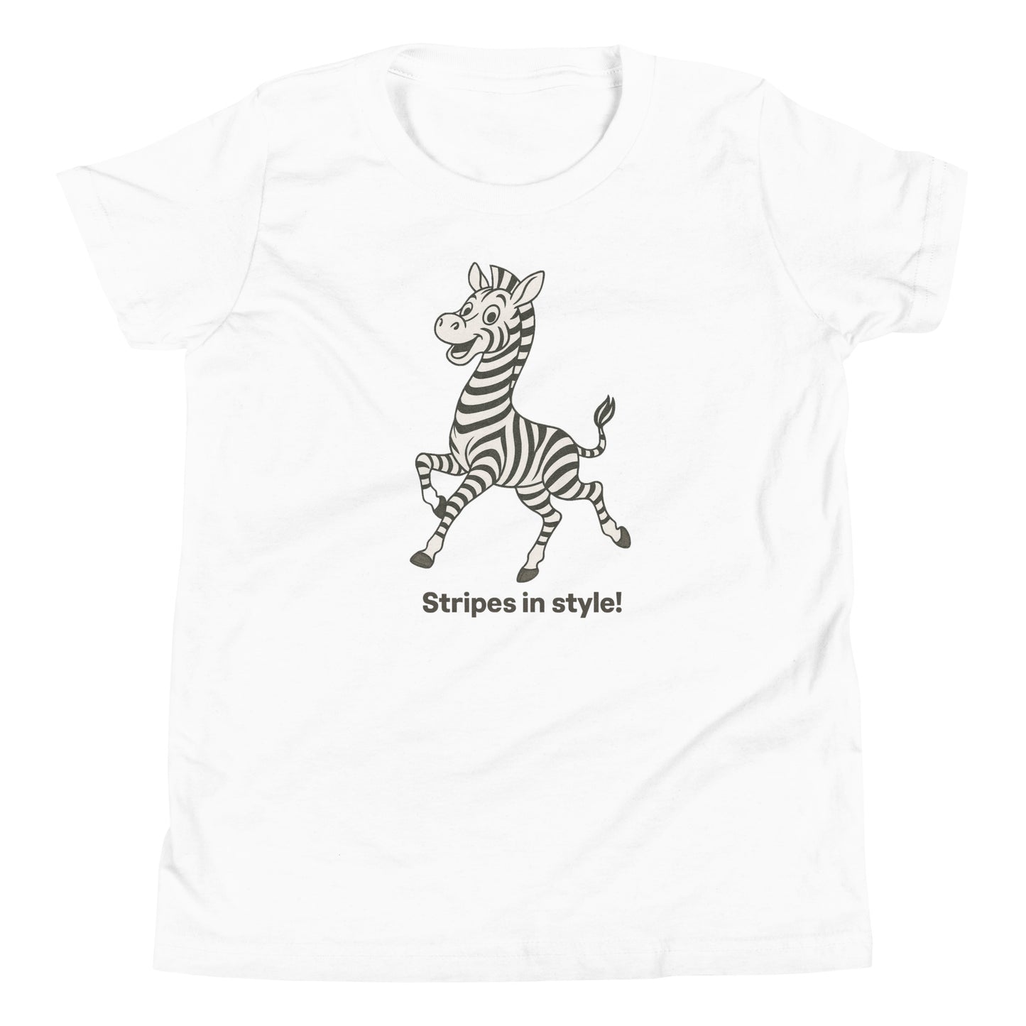 Zebra - Youth Short Sleeve T-Shirt - RKM Inspiration - 6369632