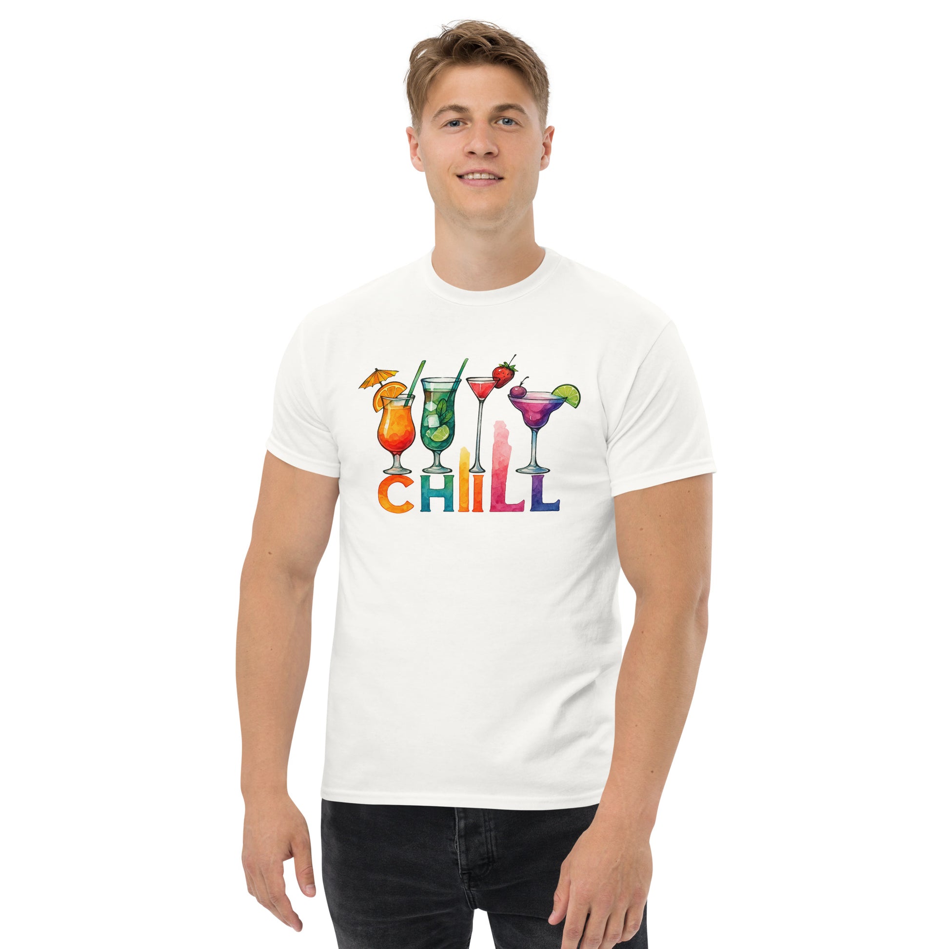 Chill Unisex Classic Tee - Stay Trendy & Comfy in 100% Cotton! - RKM Inspiration  - 7833556