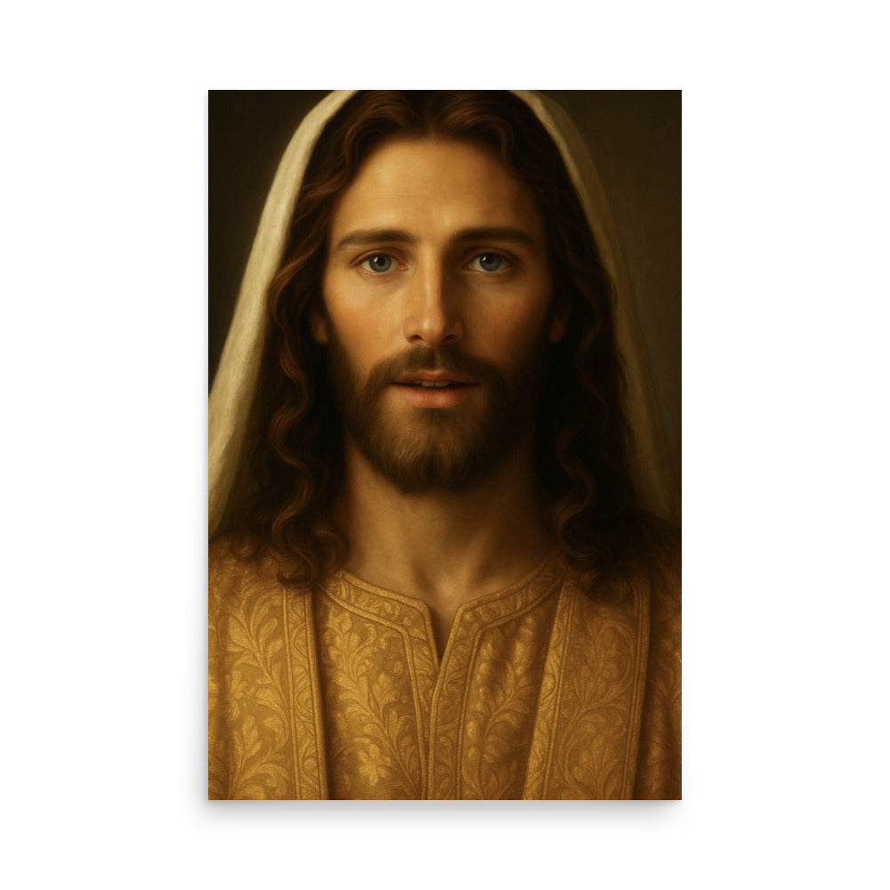Christ in Gold - Wall Art Poster - RKM Inspiration  - 23611534