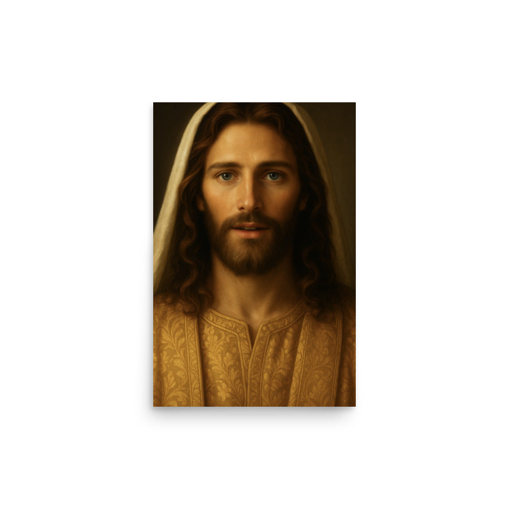 Christ in Gold - Wall Art Poster - RKM Inspiration  - 69992814