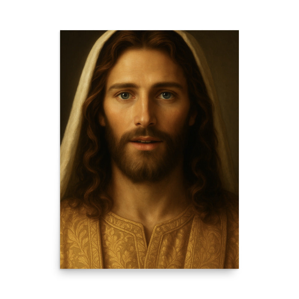 Christ in Gold - Wall Art Poster - RKM Inspiration  - 45346905