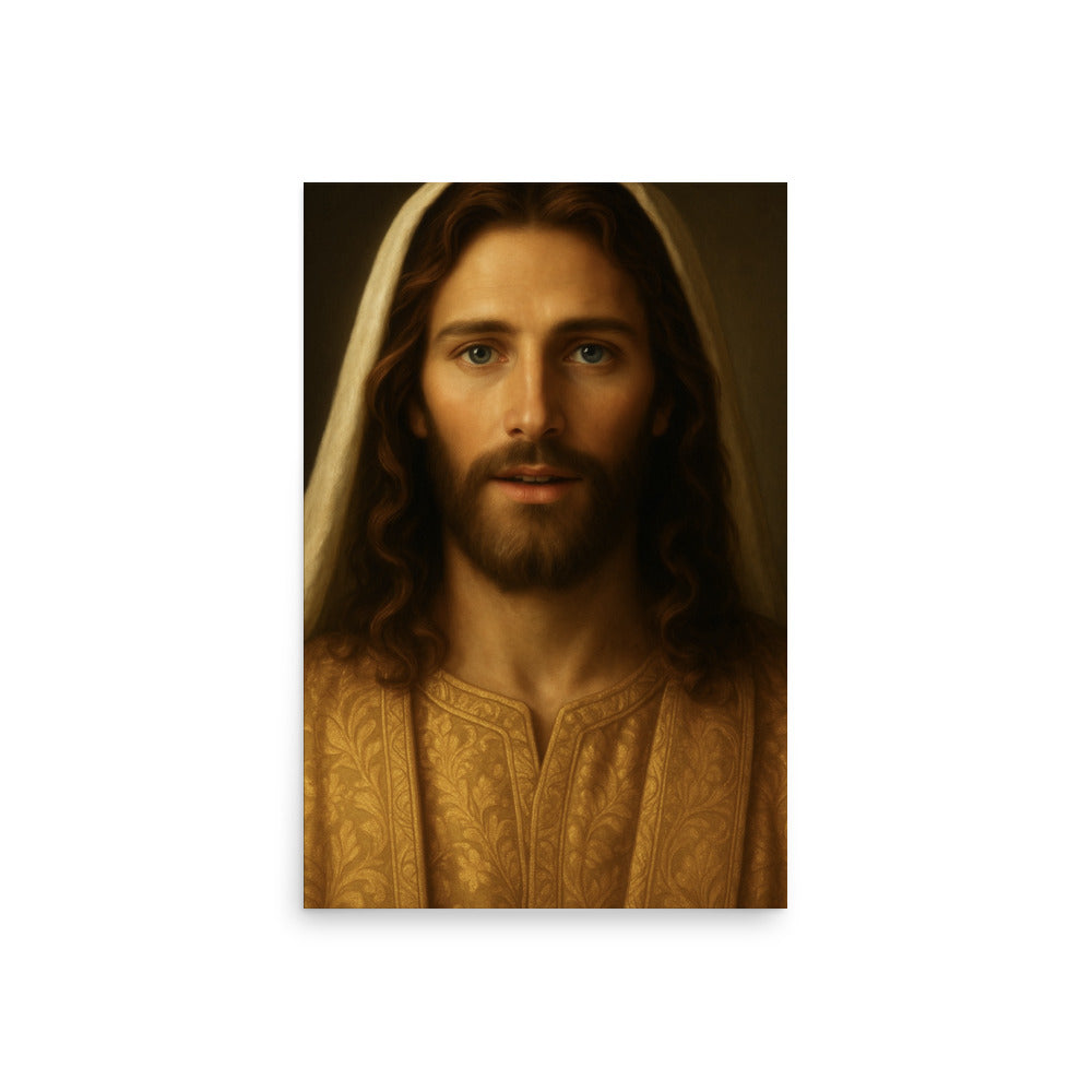 Christ in Gold - Wall Art Poster - RKM Inspiration  - 91554395