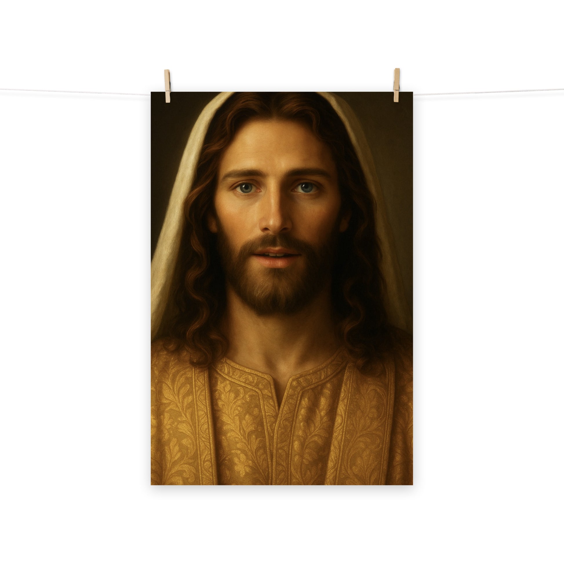 Christ in Gold - Wall Art Poster - RKM Inspiration  - 40290049