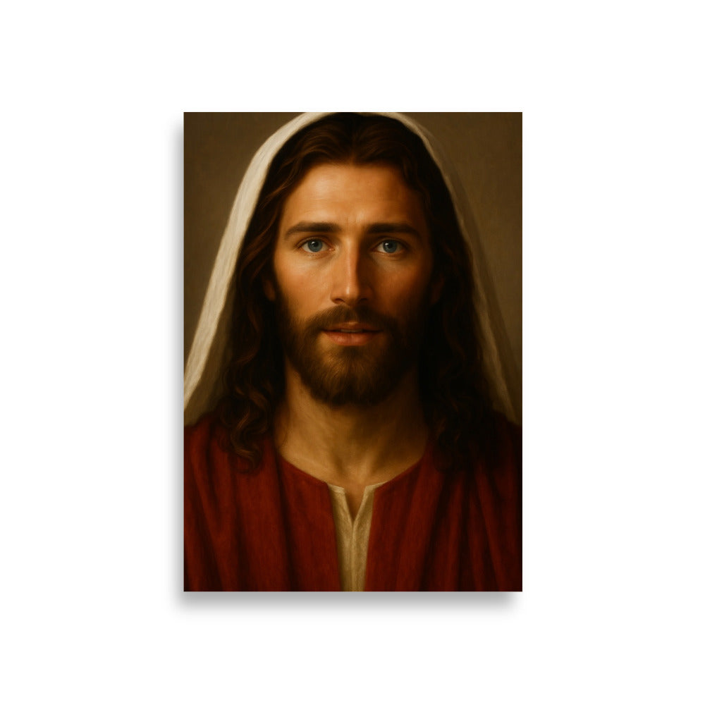 Christ in Red - Wall Art Poster - RKM Inspiration  - 75401412