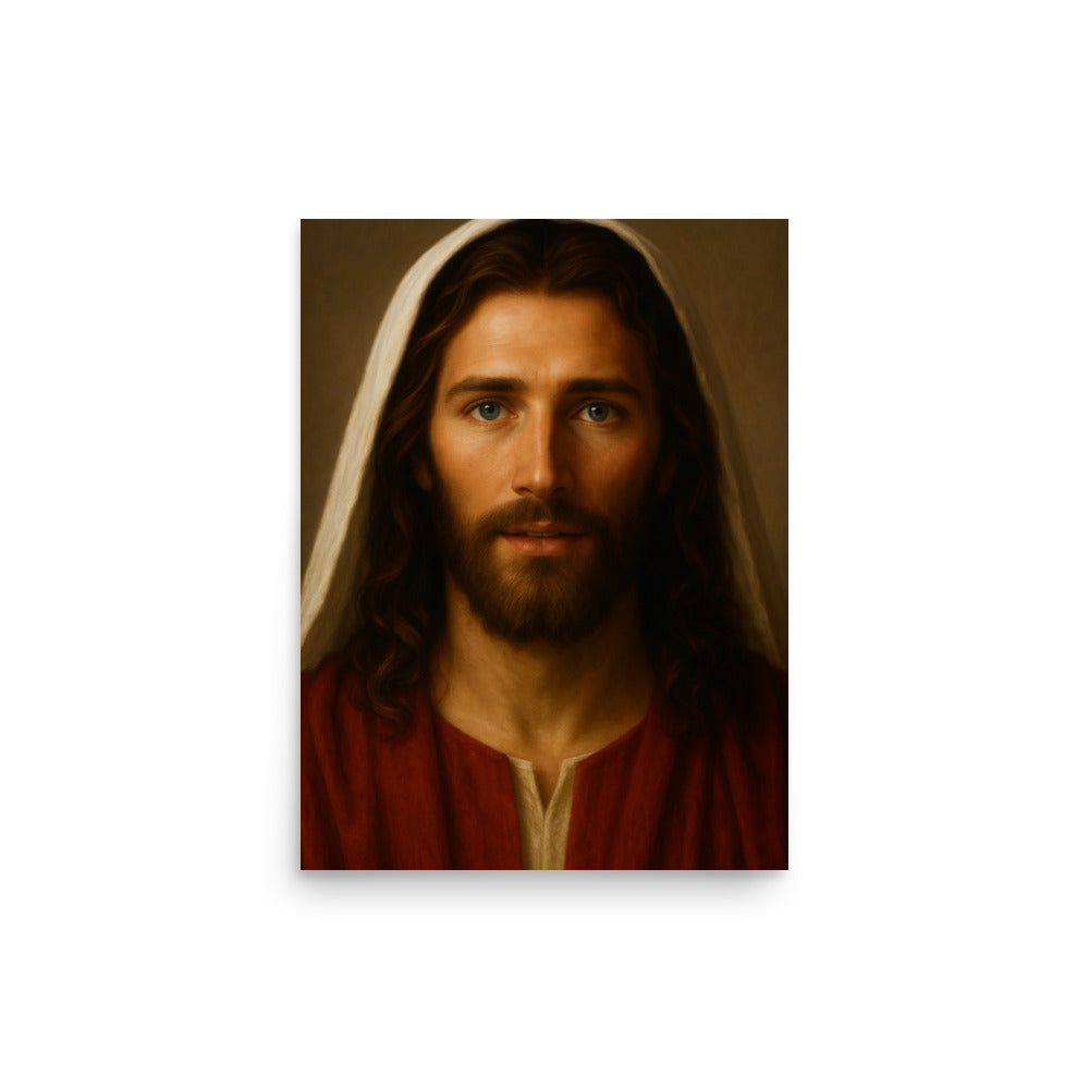 Christ in Red - Wall Art Poster - RKM Inspiration  - 83479842