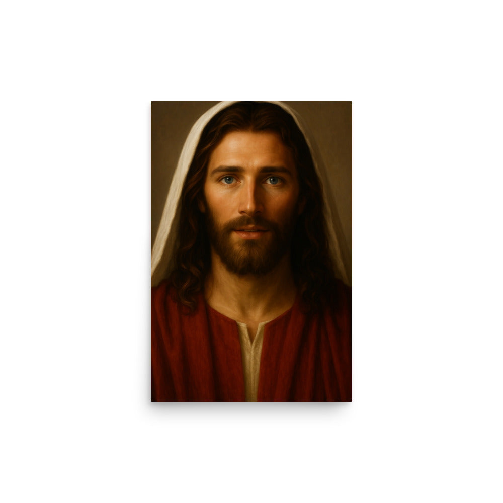 Christ in Red - Wall Art Poster - RKM Inspiration  - 17543098