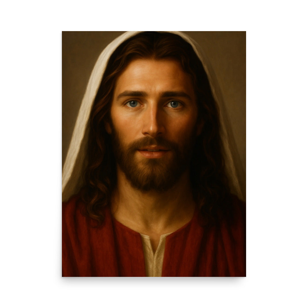 Christ in Red - Wall Art Poster - RKM Inspiration  - 78776399