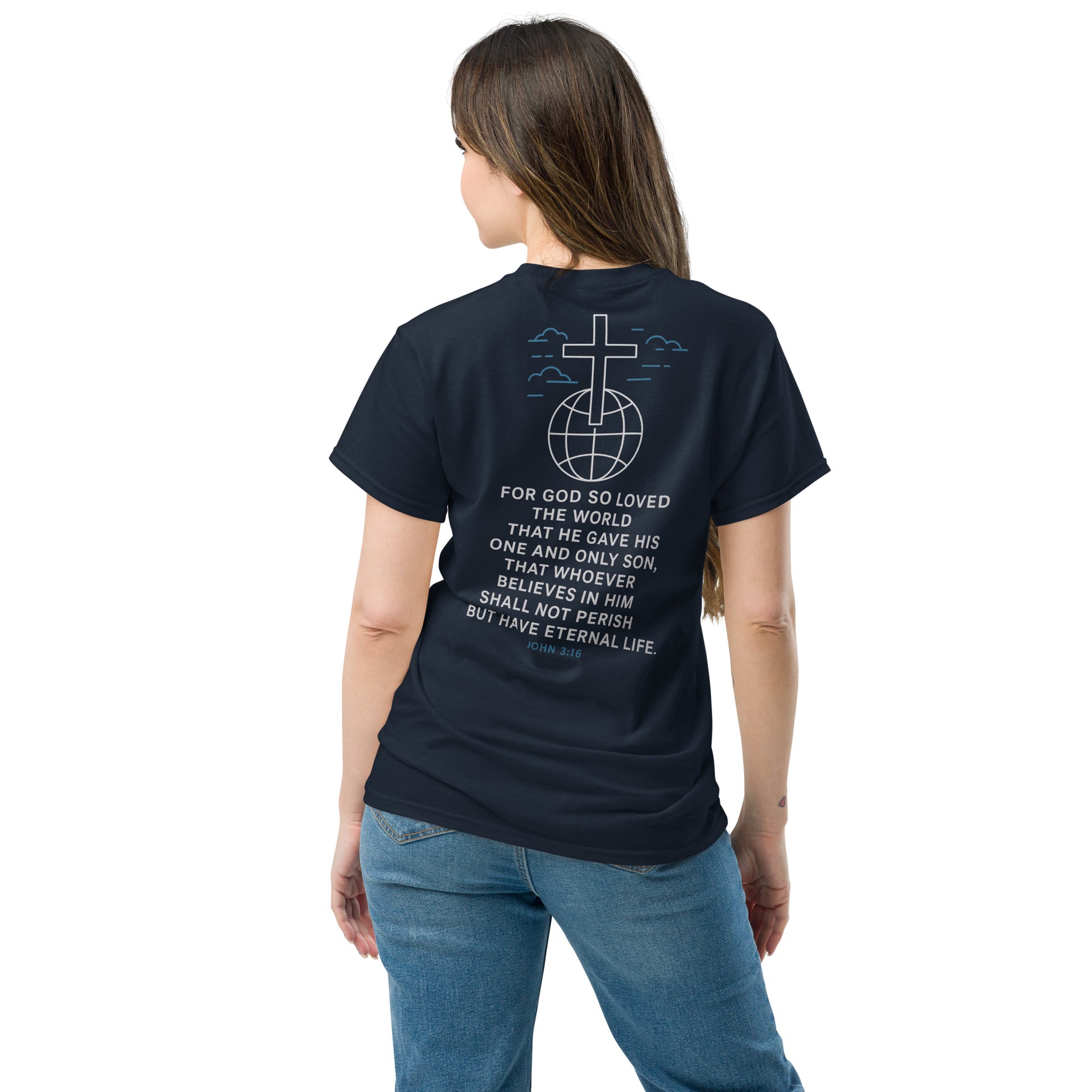 Gospel of John 3:16 - Unisex classic tee - RKM Inspiration  - 75736499