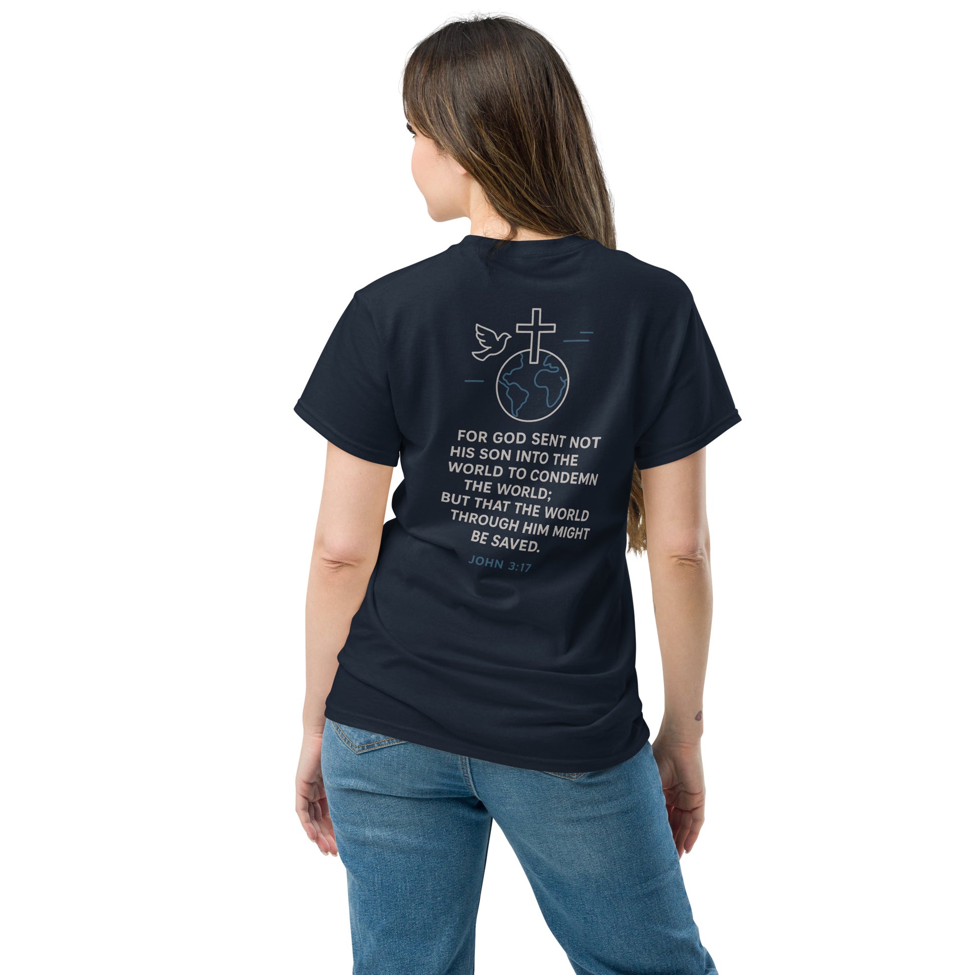 Gospel of John 3:17 - Unisex classic tee - RKM Inspiration  - 43735445