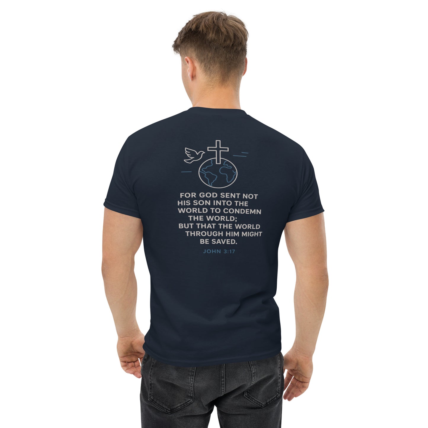 Gospel of John 3:17 - Unisex classic tee - RKM Inspiration  - 96237569