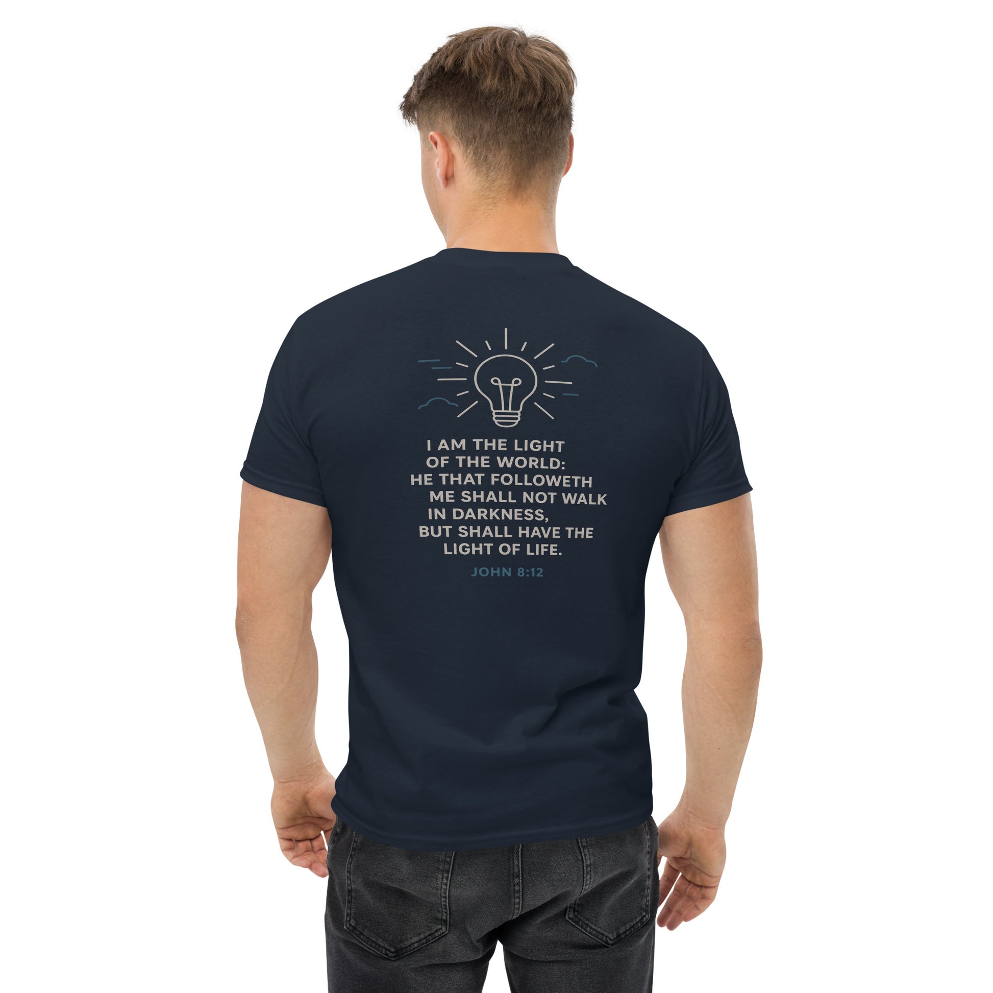 Gospel of John 8:12 - Unisex classic tee - RKM Inspiration  - 78806433