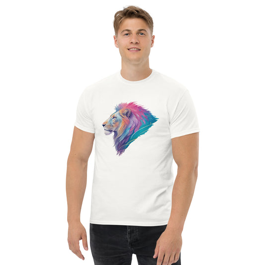 Lion Unisex Classic Tee - Stylish 100% Cotton Streetwear Essential - RKM Inspiration  - 23758765
