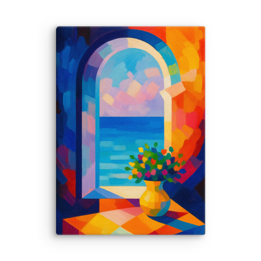 Mediterranean Echoes Canvas Wall Art - RKM Inspiration  - 38412915