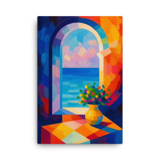 Mediterranean Echoes Canvas Wall Art - RKM Inspiration  - 93416187