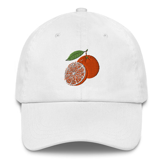 Stylish Orange Dad Hat – Adjustable & Comfortable Chino Cotton Twill - RKM Inspiration  - 34118146