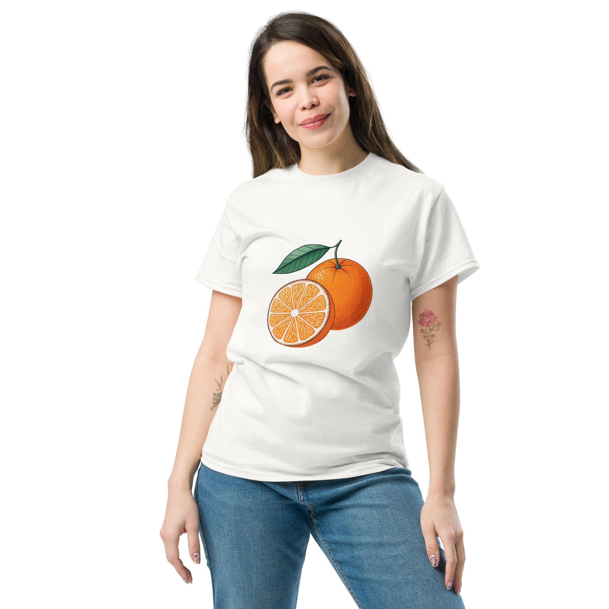 Stylish Orange Unisex Tee - Perfect Layered Look | 100% Cotton - RKM Inspiration  - 33176354