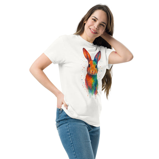 Trendy Rabbit Tee - Unisex Cotton Classic for Streetwear Style - RKM Inspiration  - 11868944