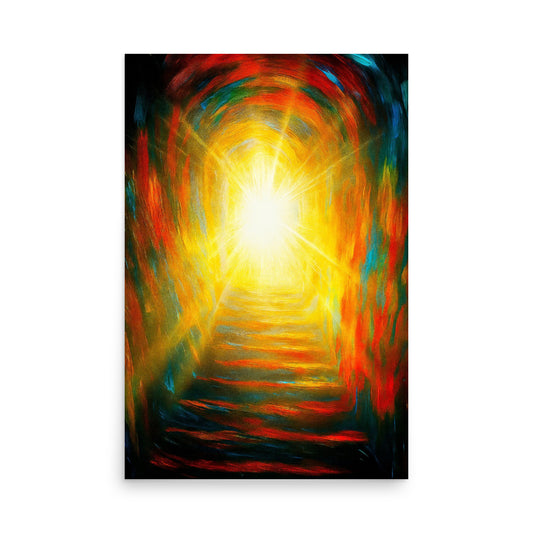 Radiance Beyond the Shadows - Wall Art Poster - RKM Inspiration  - 88001007