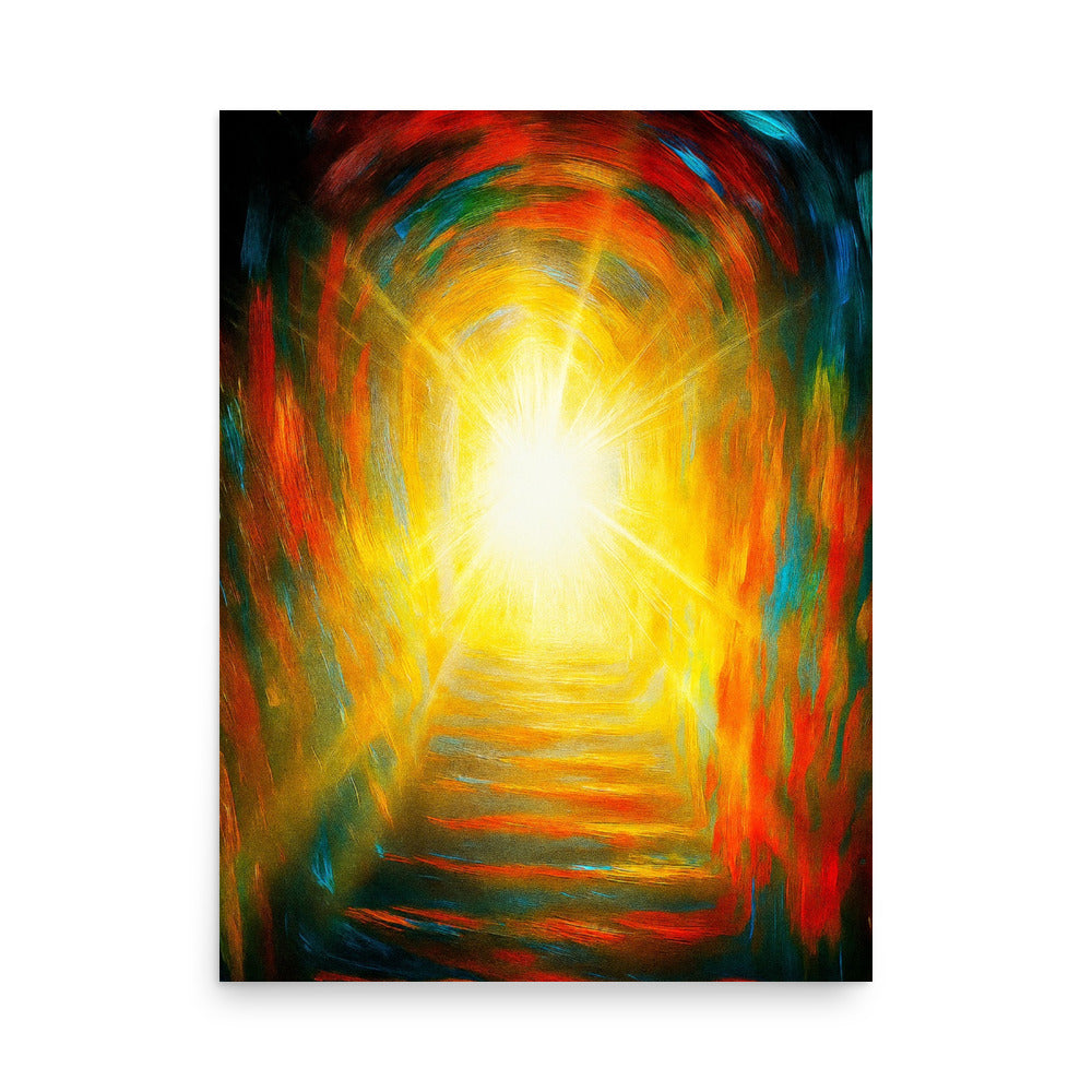Radiance Beyond the Shadows - Wall Art Poster - RKM Inspiration  - 21969687