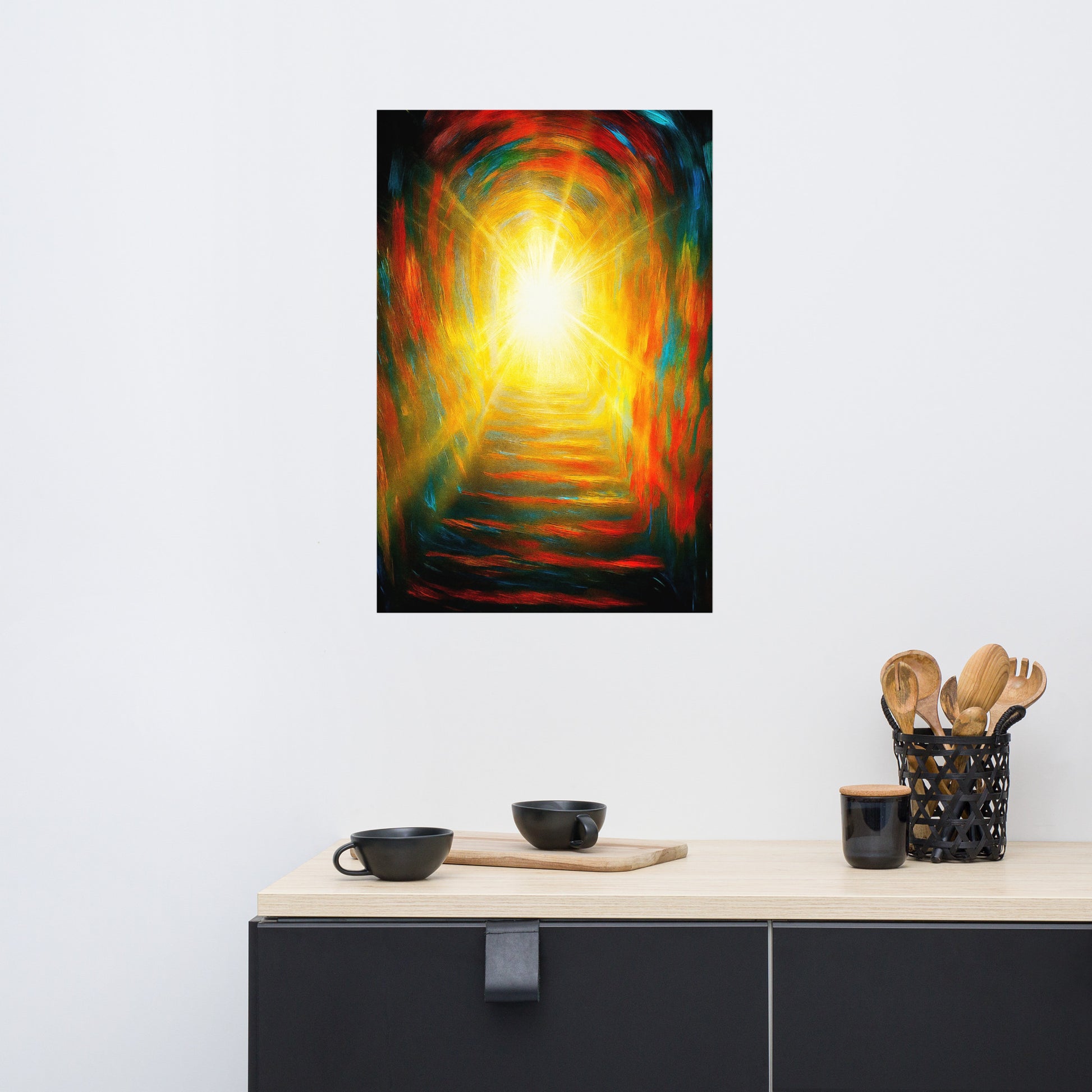 Radiance Beyond the Shadows - Wall Art Poster - RKM Inspiration  - 76582294