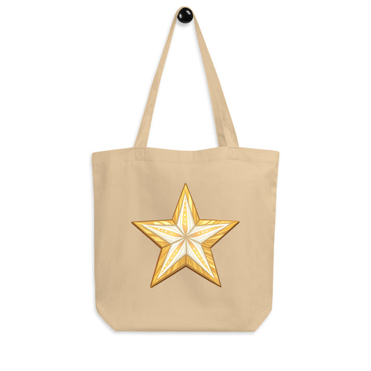 Star Eco Tote Bag – Sustainable Style with Organic Cotton - RKM Inspiration  - 56921221