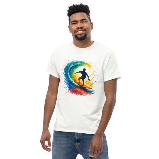 Surf in Style with Our Unisex Classic Surfing Tee – 100% Cotton - RKM Inspiration  - 56243078
