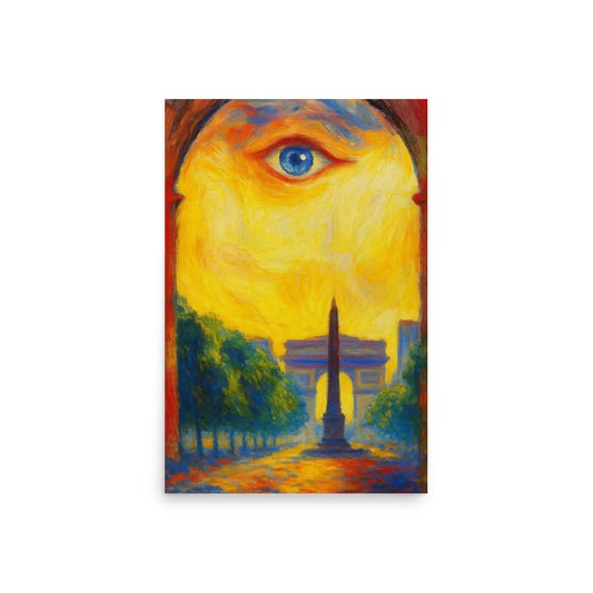The Eye of Paris - Wall Art Poster - RKM Inspiration  - 15408338