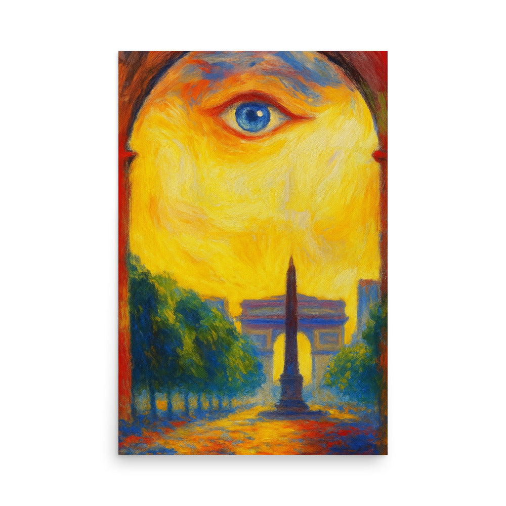 The Eye of Paris - Wall Art Poster - RKM Inspiration  - 84309377