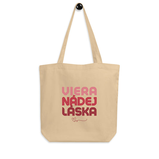 Hope, Faith, Love - Eco Tote Bag