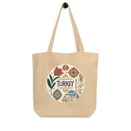 Eco-Friendly Turkey Tote Bag: Sustainably Stylish Cotton Carrier -RKM Inspiration - 85145199