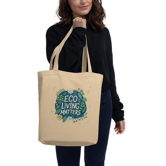 Eco Living Matters - Eco Tote Bag -RKM Inspiration - 9768739