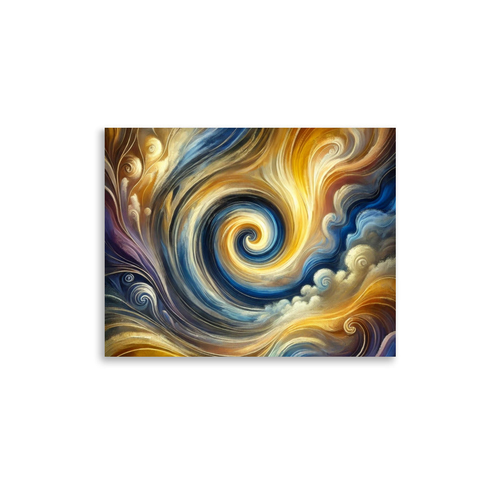 Whirlwind of Light and Energy Poster Wall Art -RKM Inspiration - 3948374