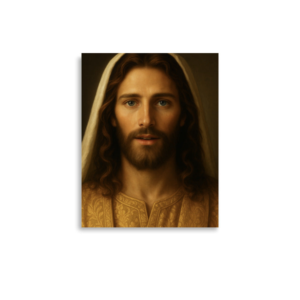 Christ in Gold - Wall Art Poster - RKM Inspiration  - 72444165