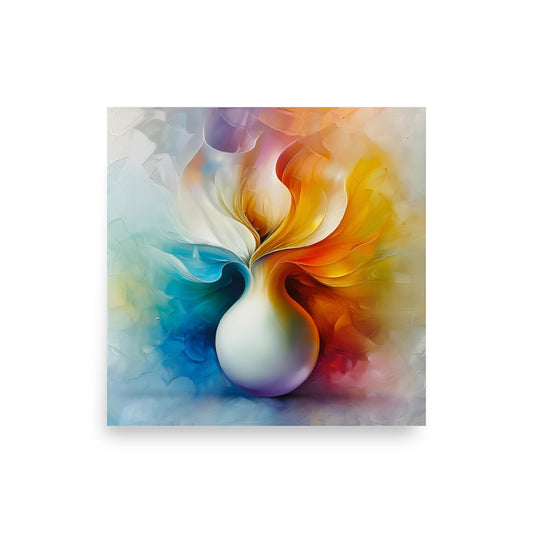 Essence of Color Bloom - Poster on the wall