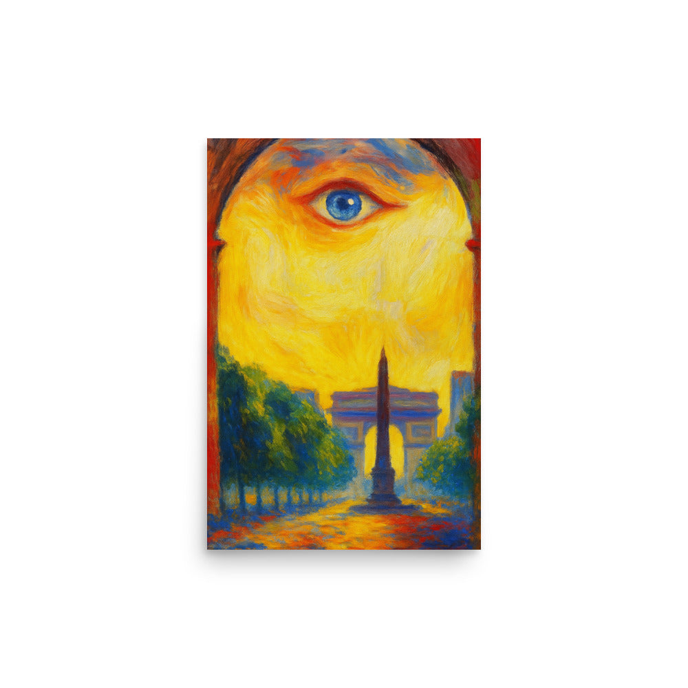 The Eye of Paris - Wall Art Poster - RKM Inspiration  - 94718706