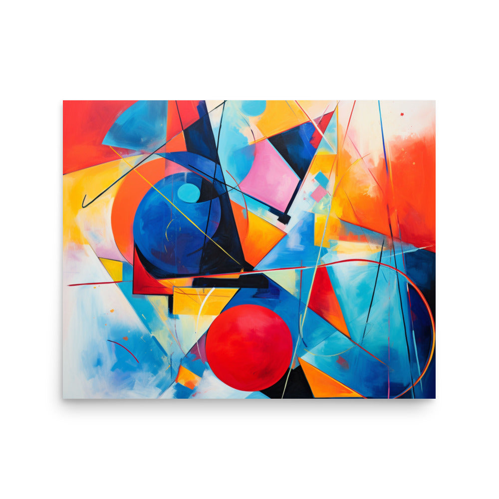 Energetic Symmetry Poster Wall Art -RKM Inspiration - 1455981