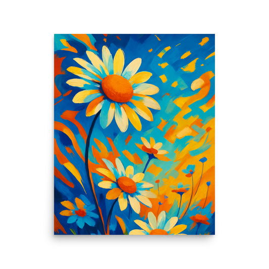 Fields of Golden Whimsy - Poster on the wall
