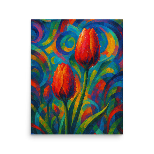 Echoes of Spring - Poster on the wall