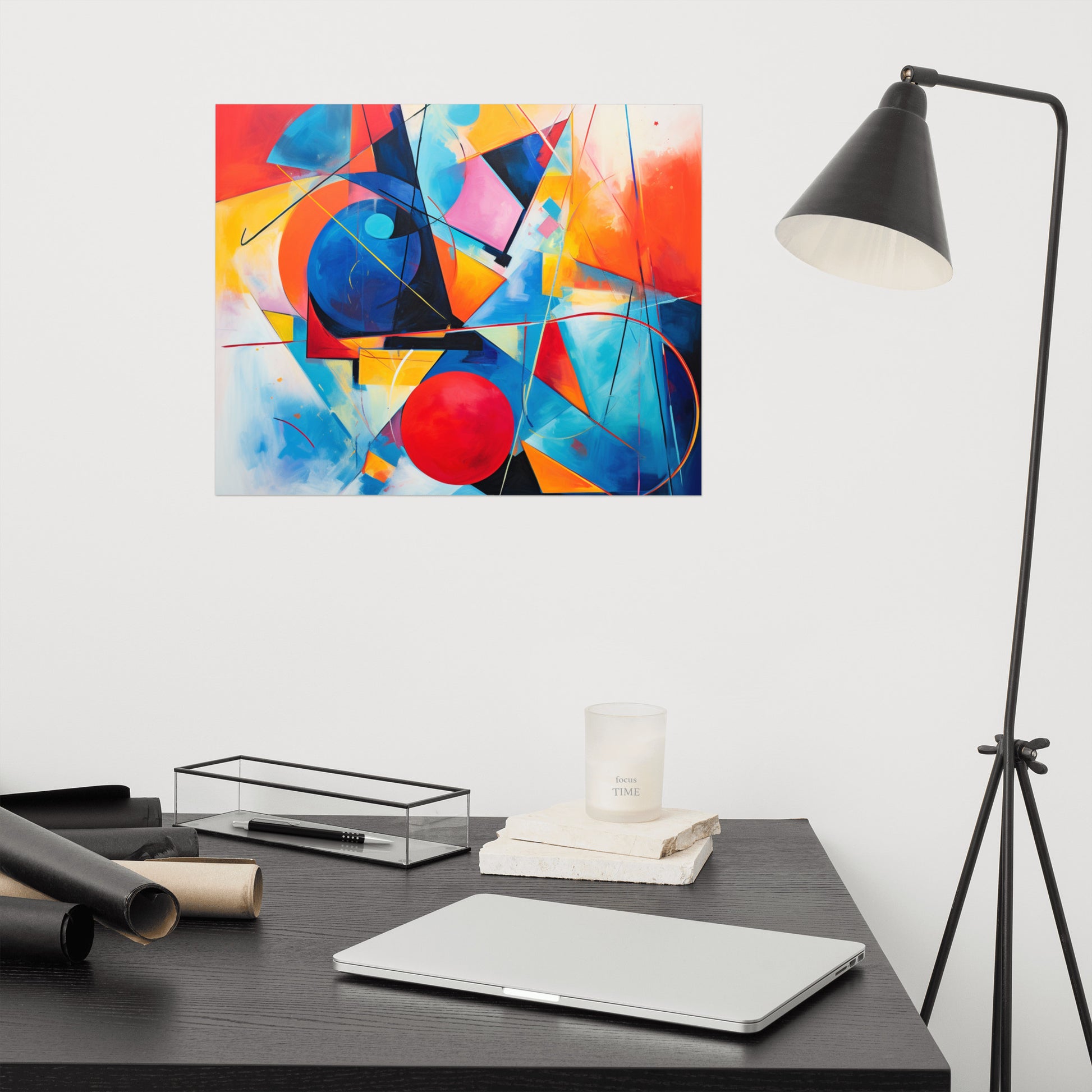 Energetic Symmetry Poster Wall Art -RKM Inspiration - 81726711