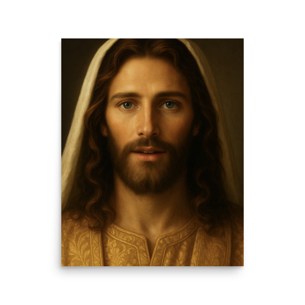 Christ in Gold - Wall Art Poster - RKM Inspiration  - 21256429
