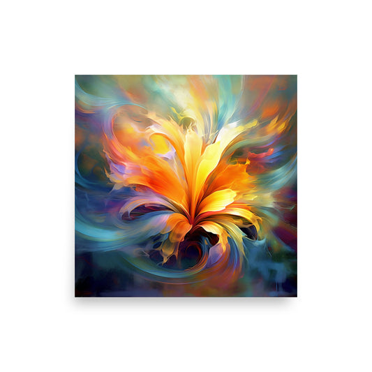 Flame of Creation - Poster on the wall