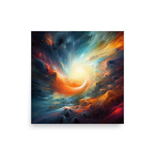 Cosmic Vortex - Poster on the wall