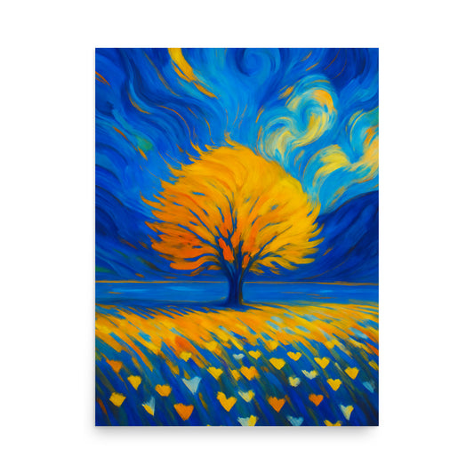 Symphony of Solitude - Poster on the wall
