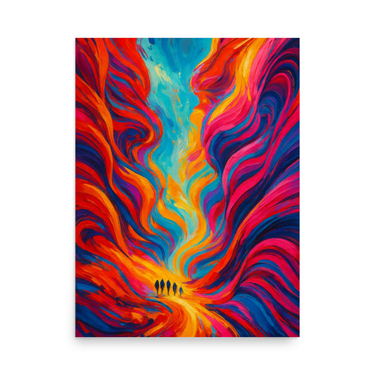 Whispers of the Canyon Flame - Poster on the wall
