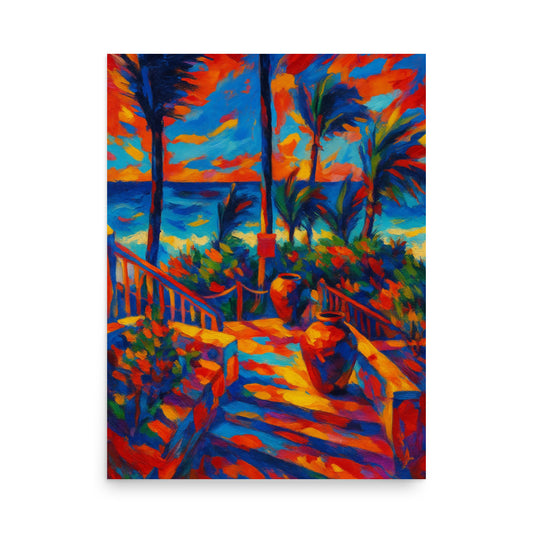 Tropical Blaze - Poster on the wall