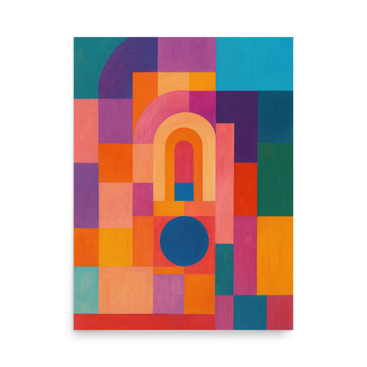 Echoes of Color and Light Poster Wall Art -RKM Inspiration - 793443