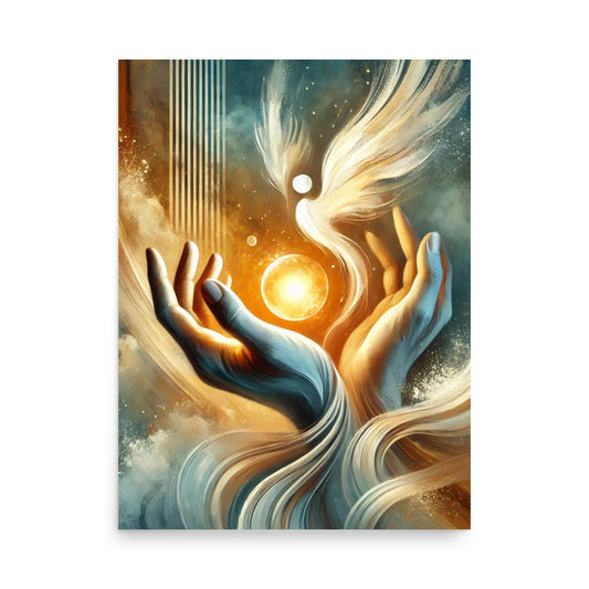 Celestial Harmony Poster Wall Art -RKM Inspiration - 97543281