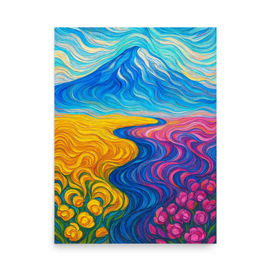 Path of Blooming Horizons Poster Wall Art -RKM Inspiration - 89788070